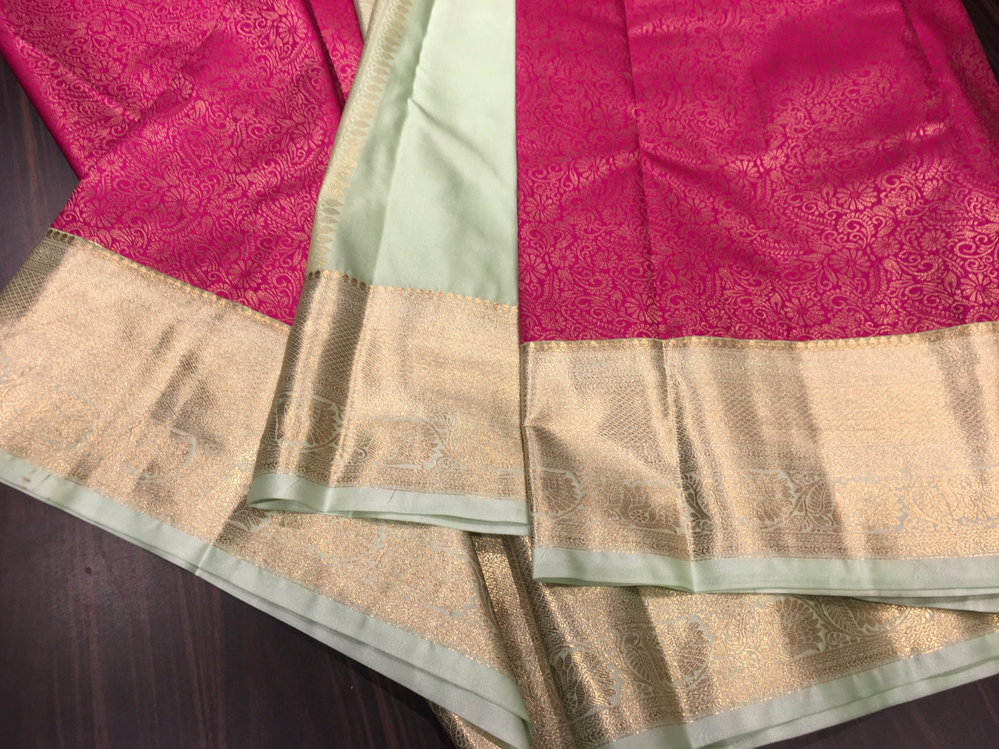 Semi Kanchipuram silk saree