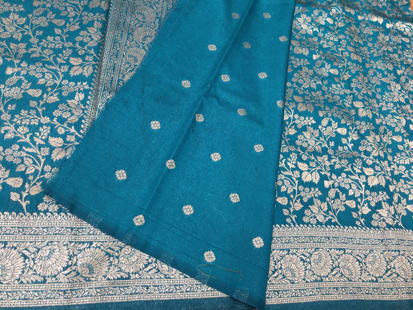 Semi brocade banaras