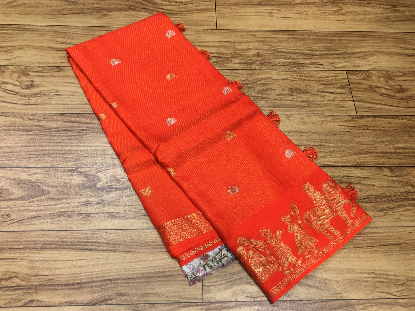 Moonga Crape Saree