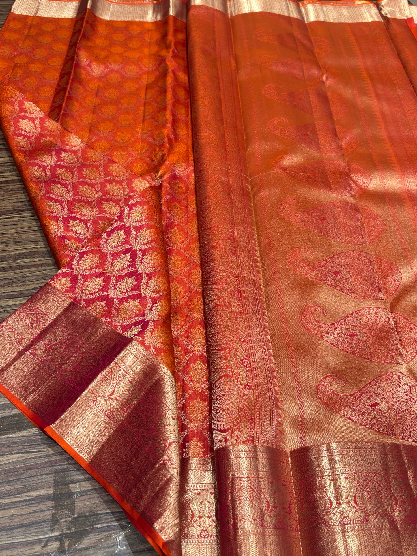 Pure Kanchipuram Brocade Silk
