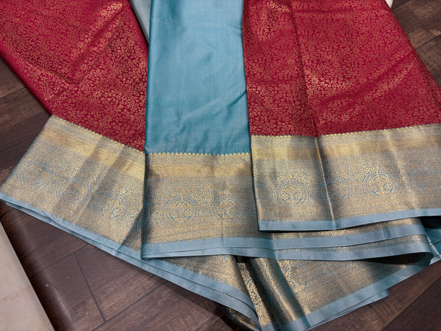 Semi Kanchipuram silk