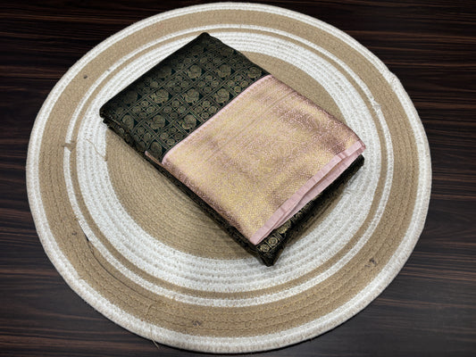 Semi Kanchipuram silk