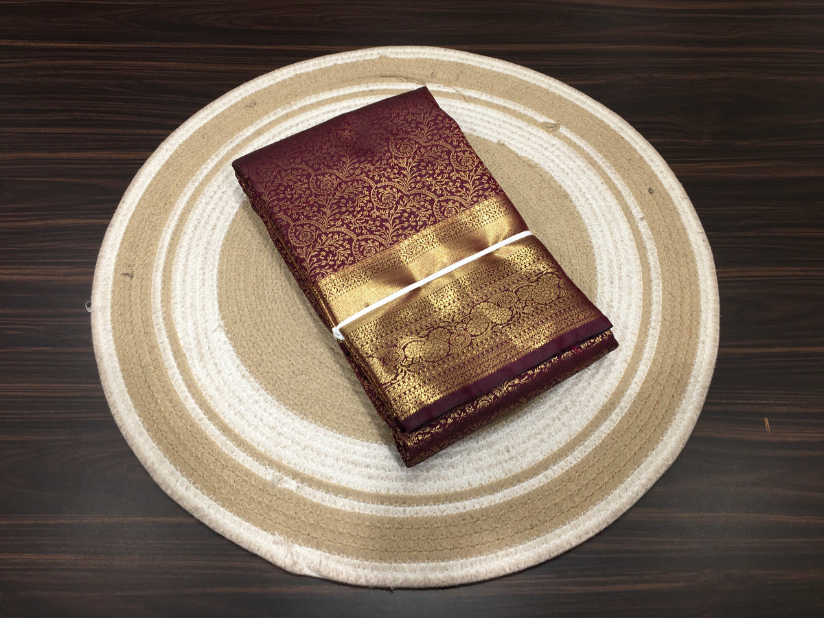 Semi Kanchipuram silk
