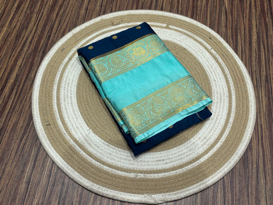 Semi Mysore crape saree