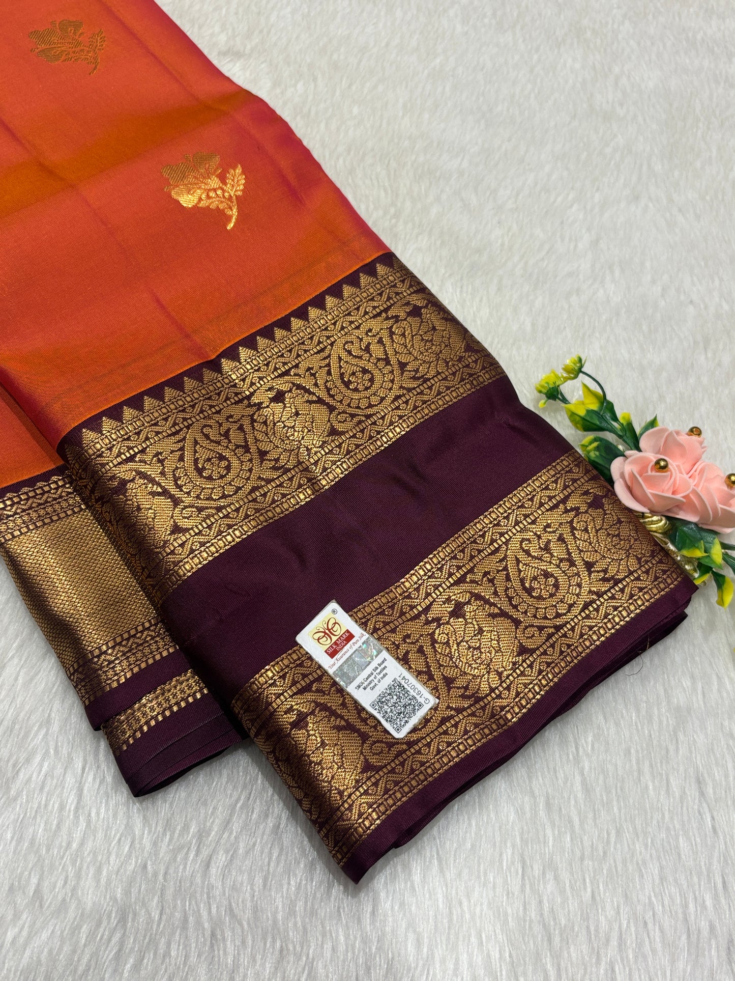 Pure Kanchipuram silk