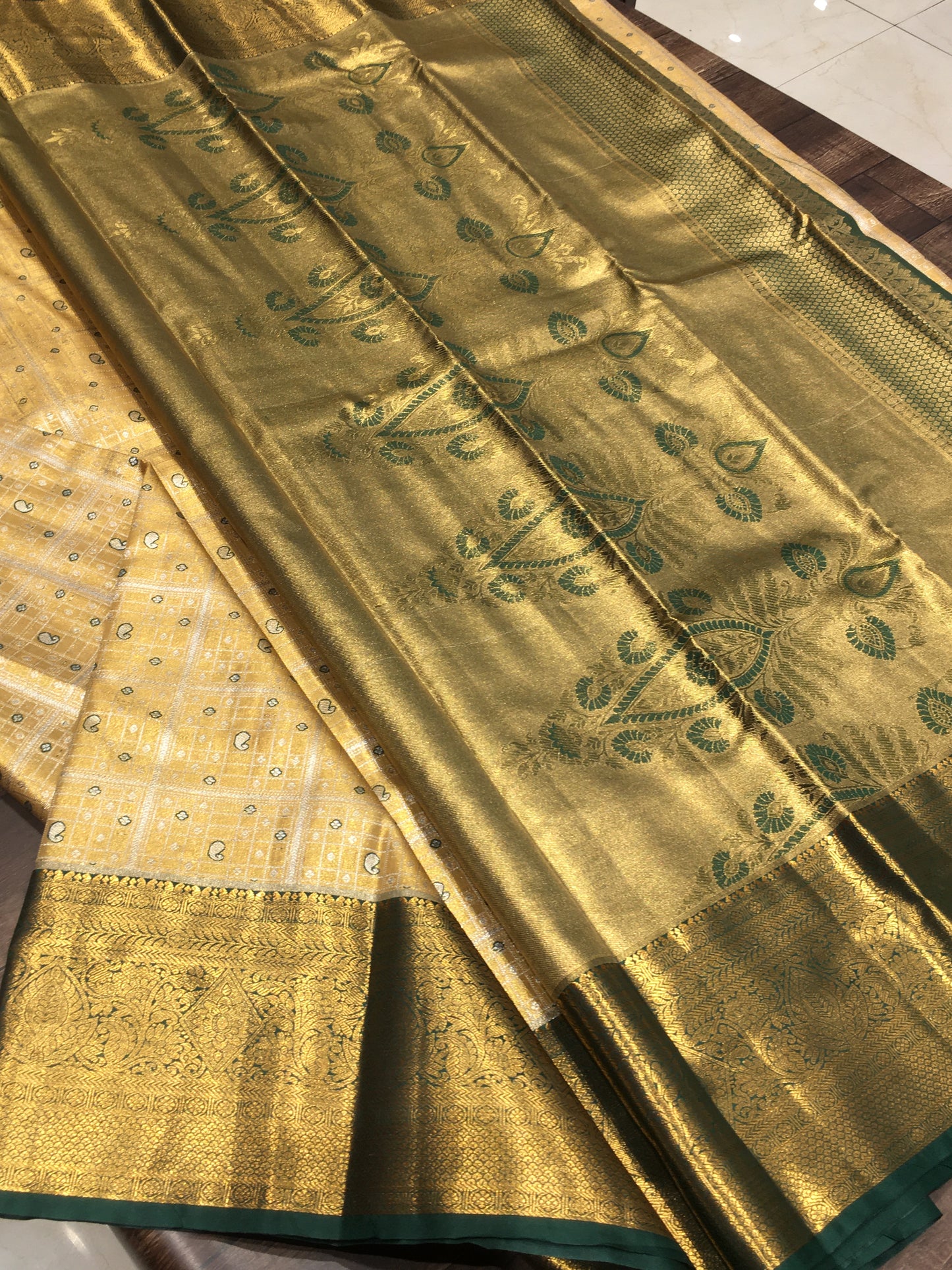 Semi Kanchipuram tissue