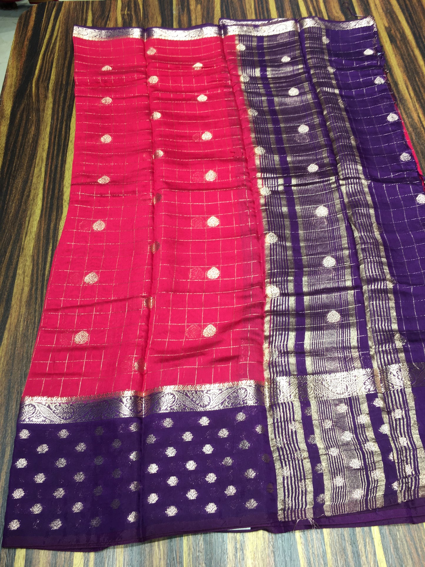 Moonga Crape Saree