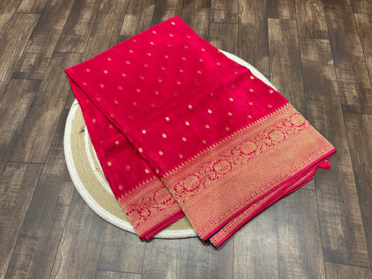 Satin crapes saree