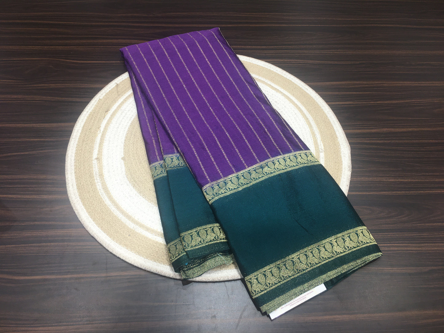 Chiffon crape saree
