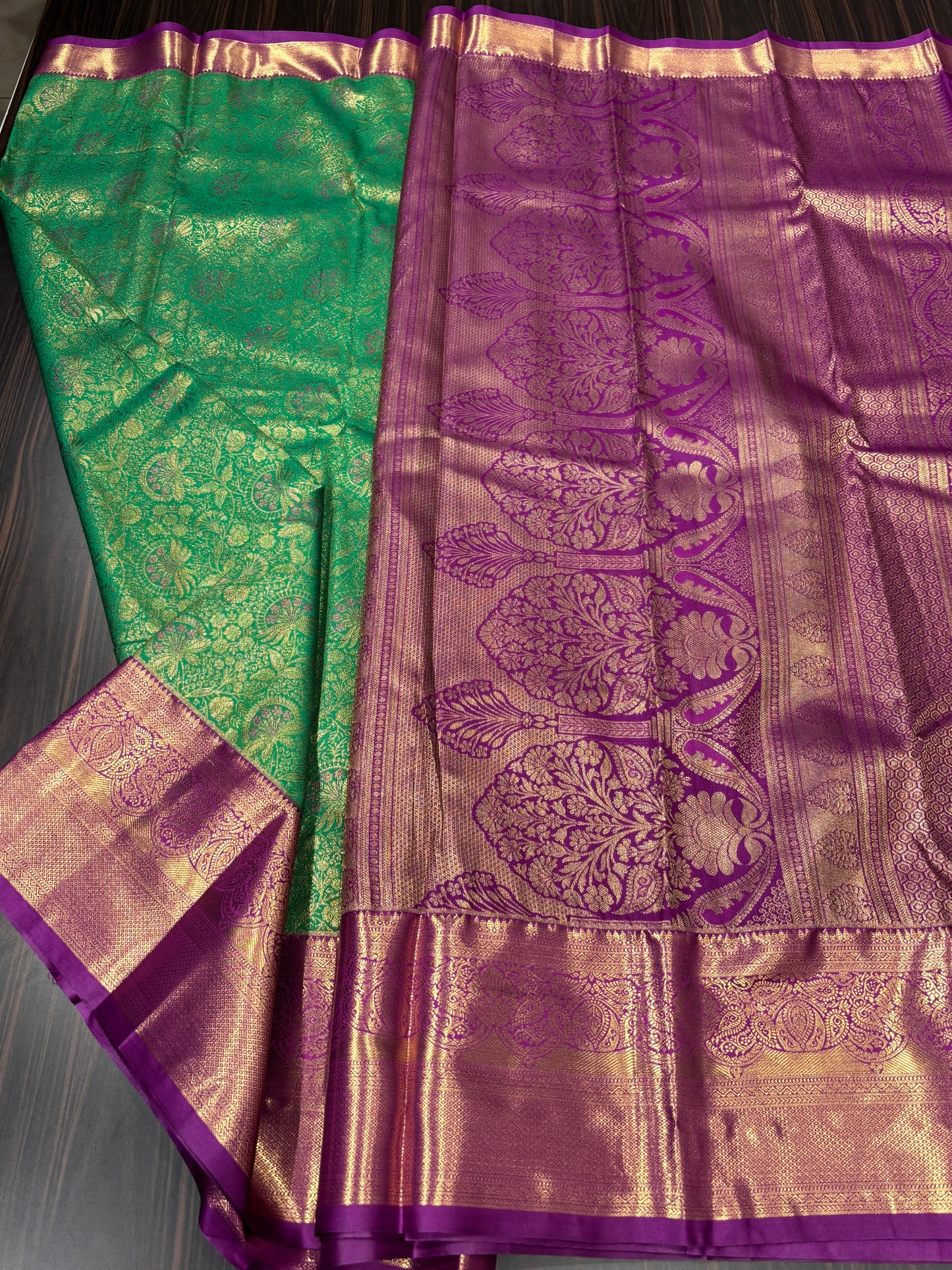 Semi Kanchipuram silk