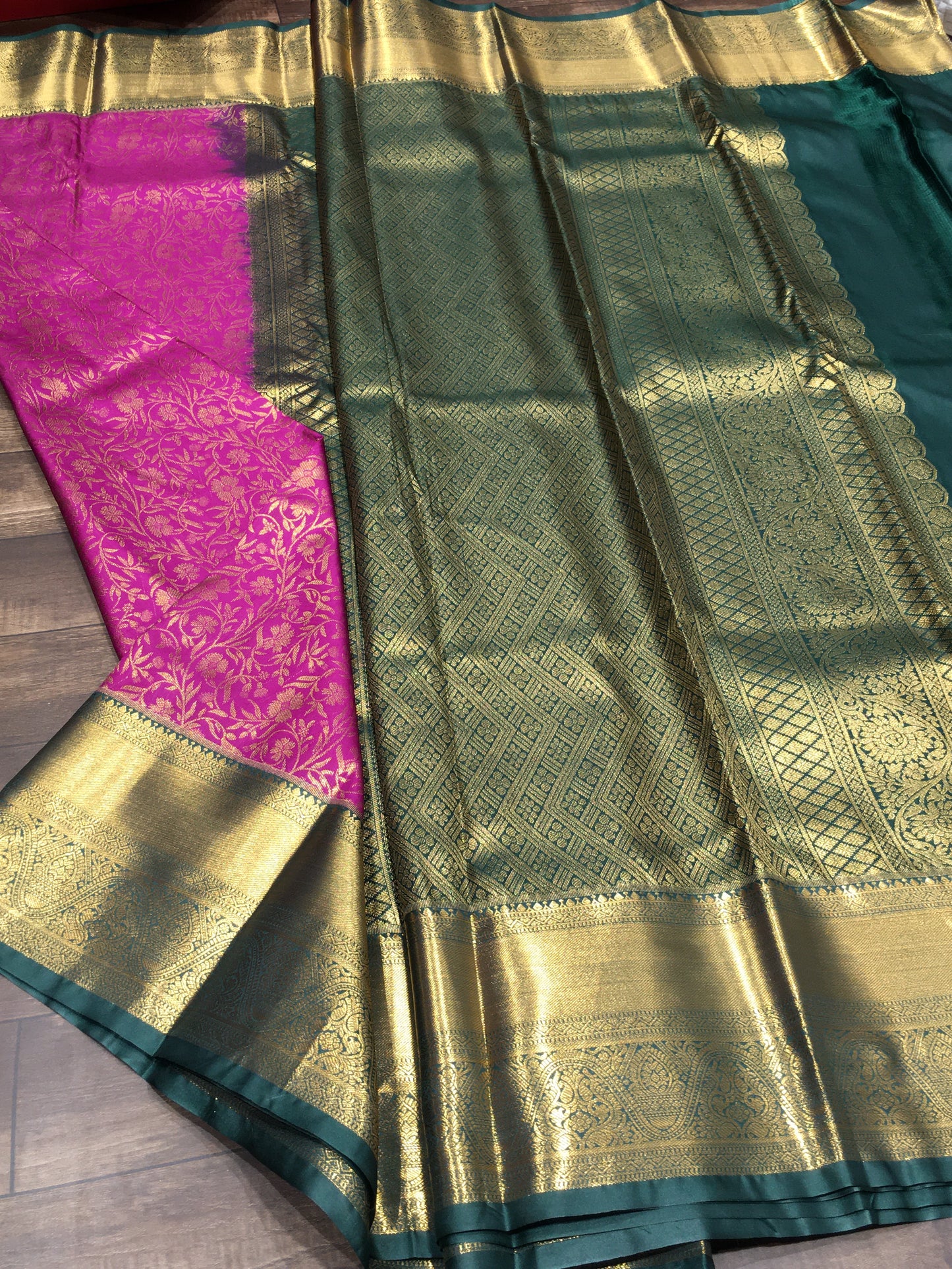 Semi Kanchipuram silk