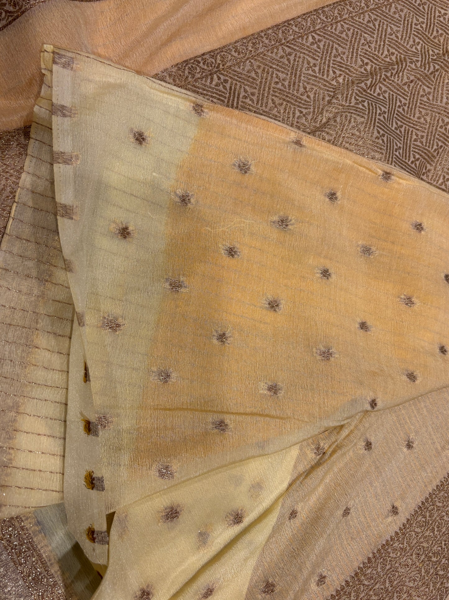 Dupion silk saree