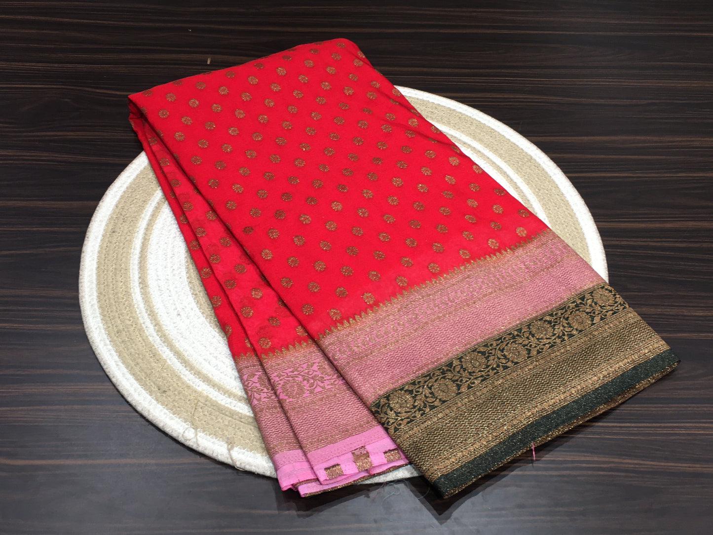 Semi kaddi georgette