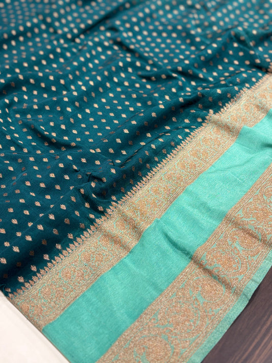 Chiffon georgette saree