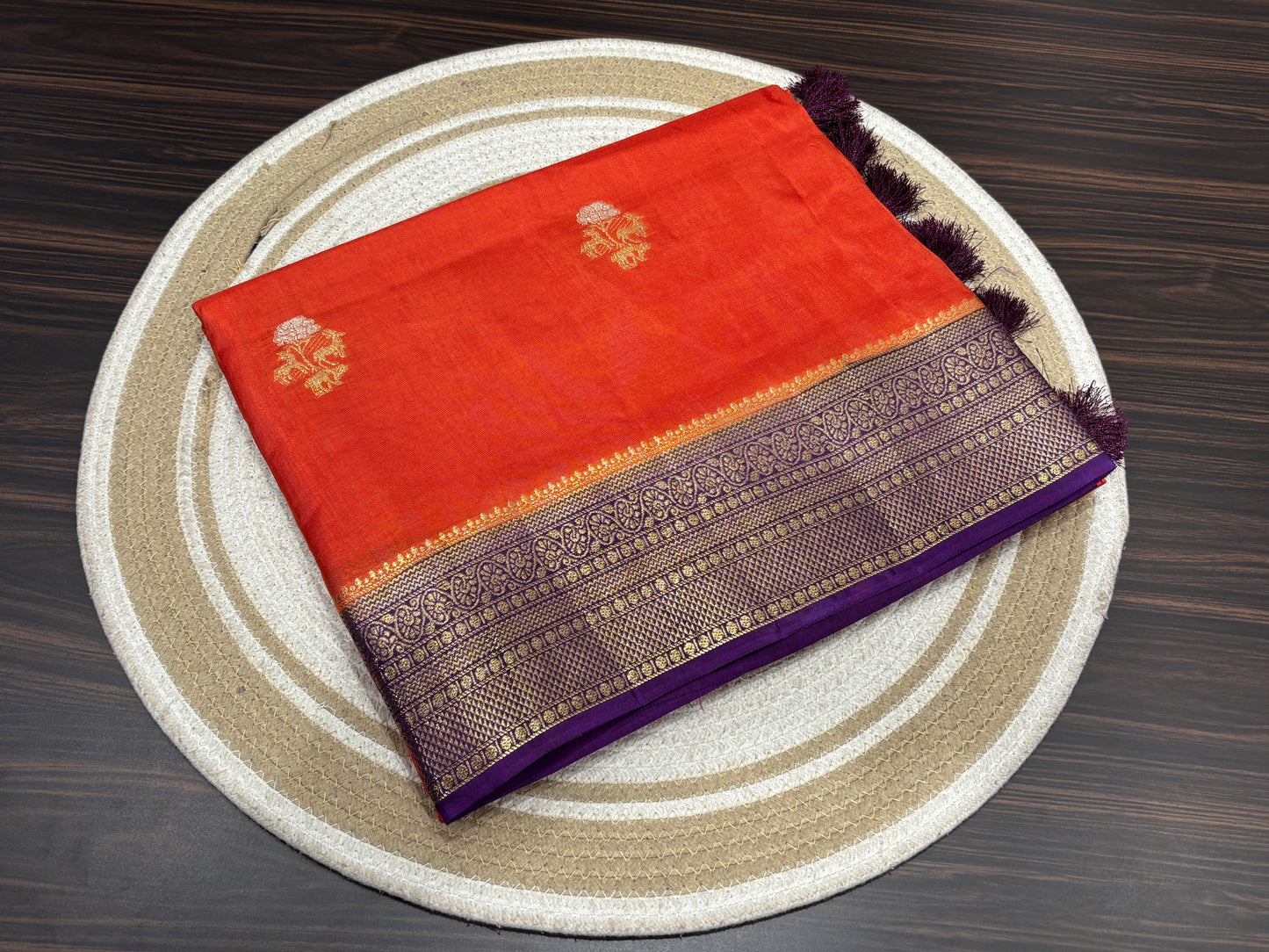 Soft tussar saree