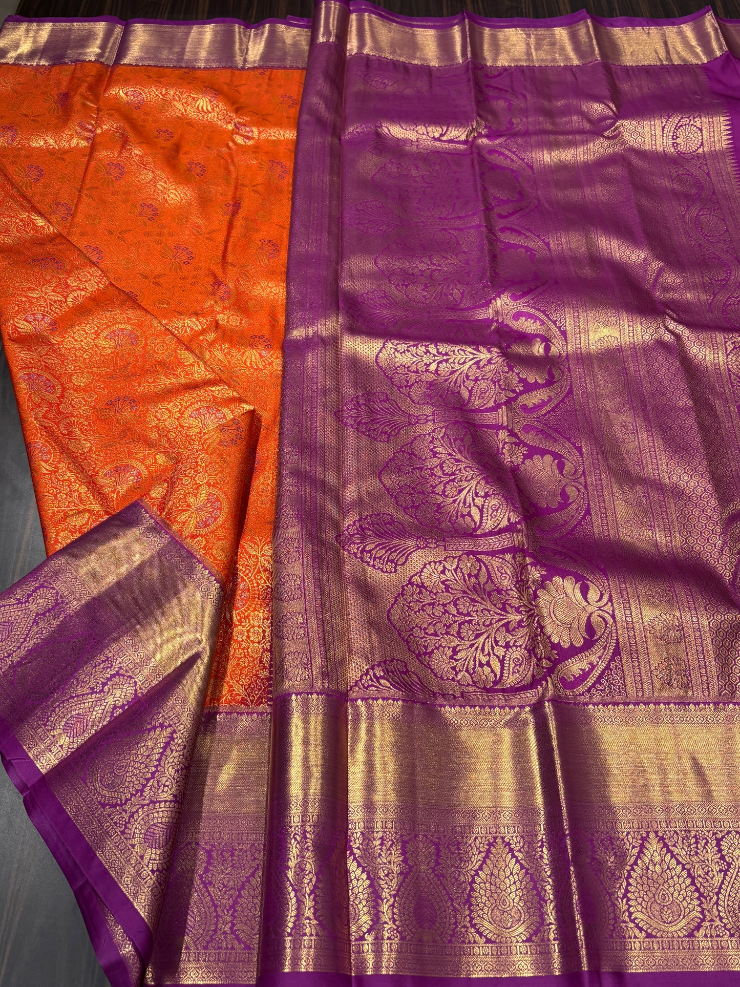 Semi Kanchipuram silk