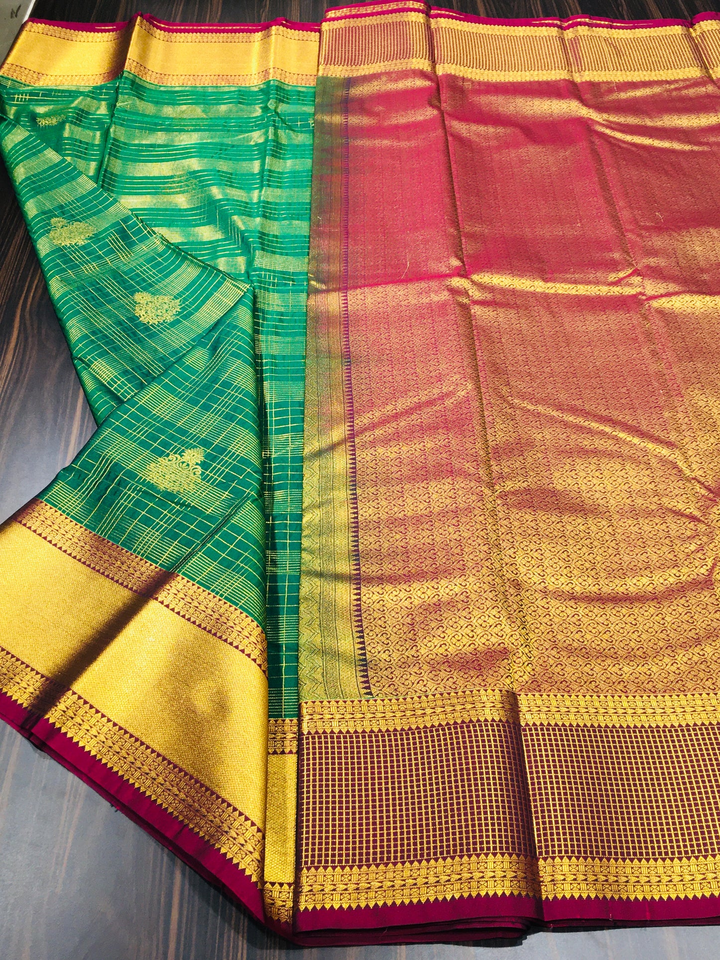 Semi Kanchipuram silk