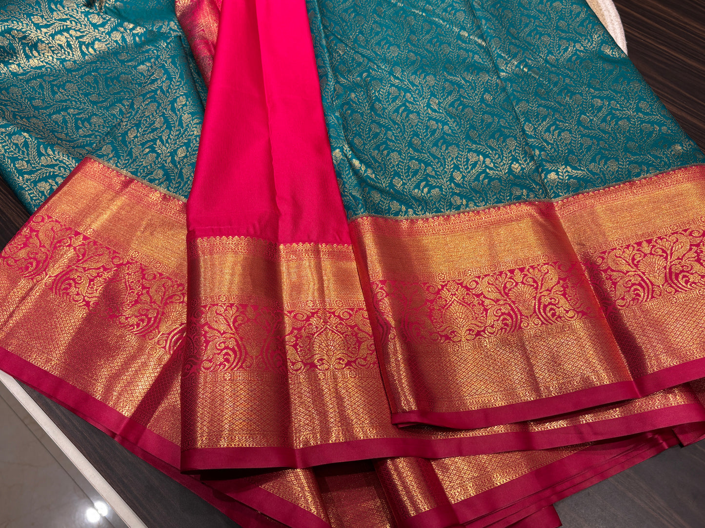 Semi Kanchipuram silk