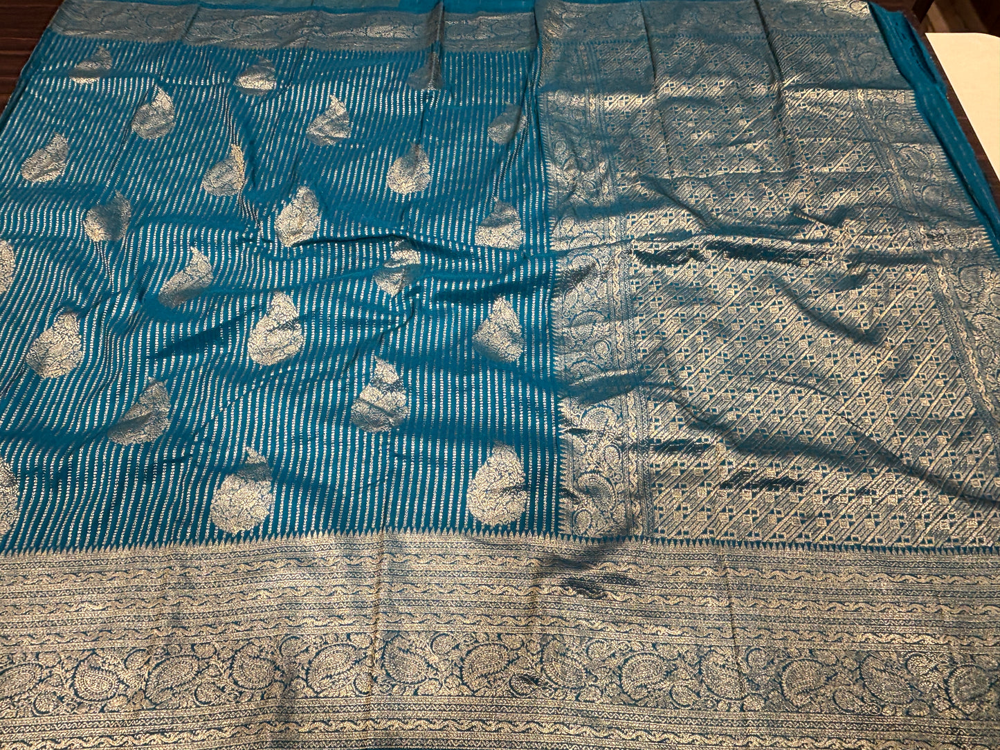 Soft crape saree