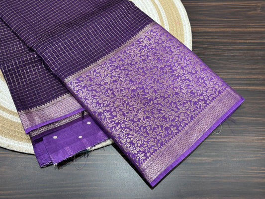 Moonga crape saree
