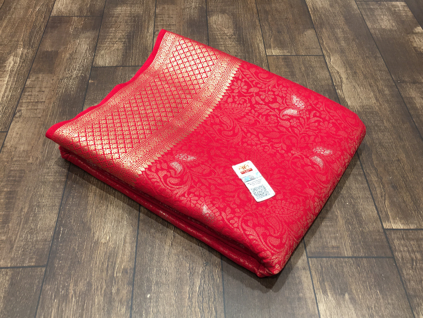 Chiffon crape saree