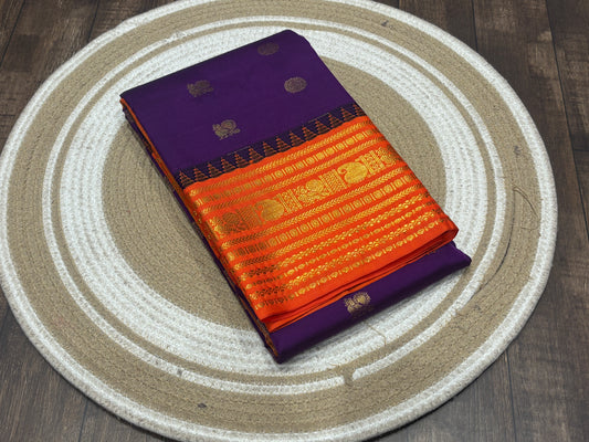 Semi Kanchipuram silk