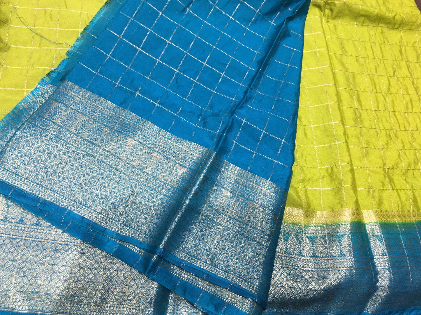 Semi Mysore Crape Saree