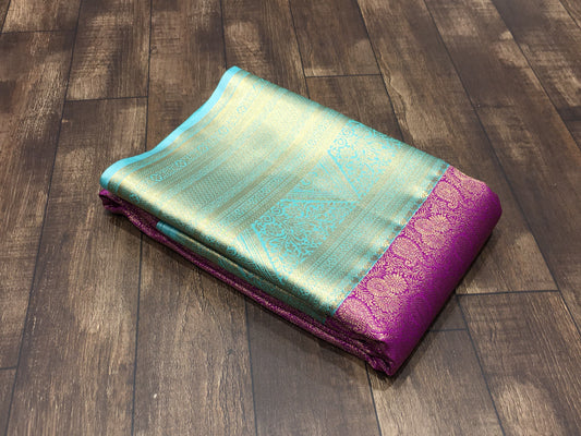 Semi Kanchipuram silk
