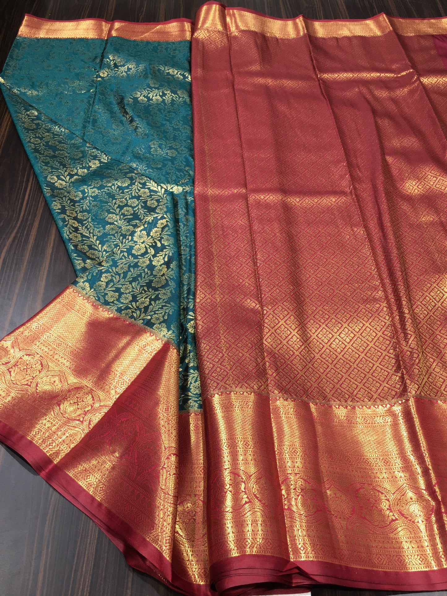 Semi Kanchipuram silk
