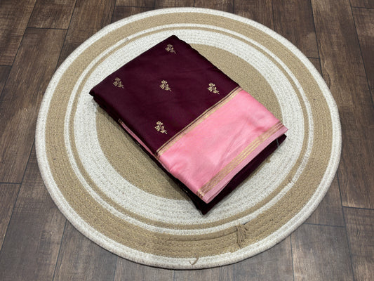 Soft crape saree