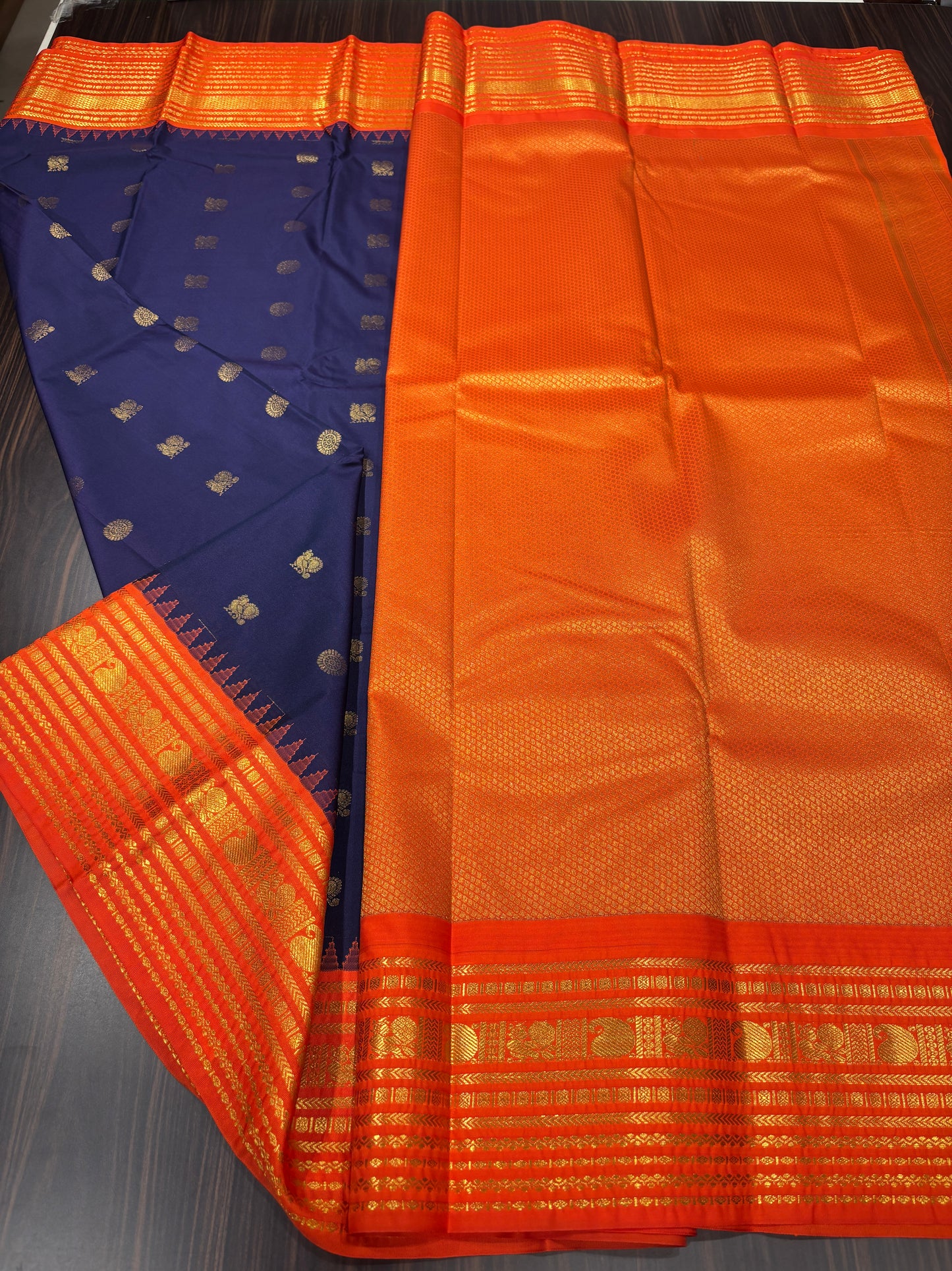 Semi Kanchipuram silk