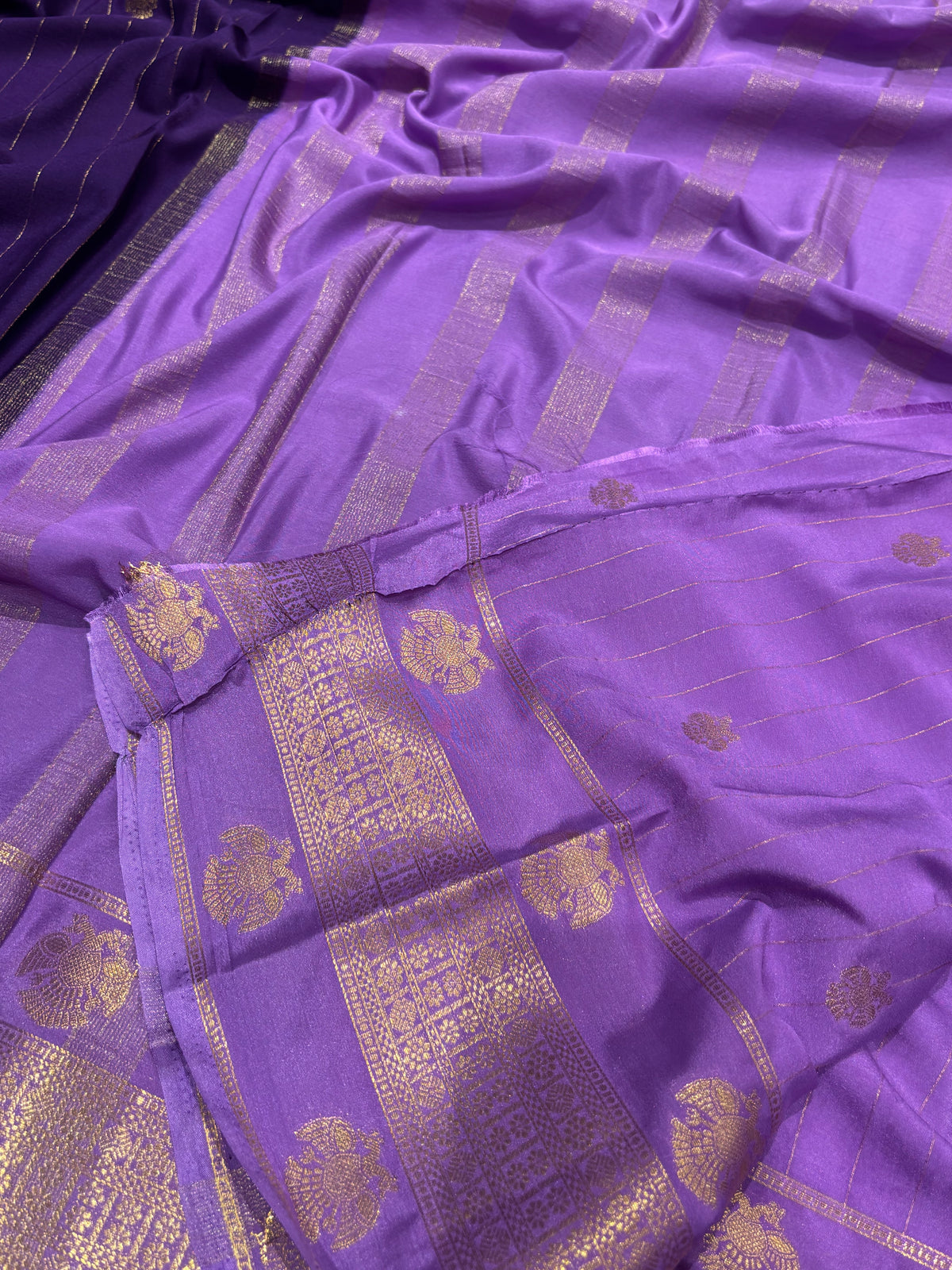 Semi Mysore Crape Silk
