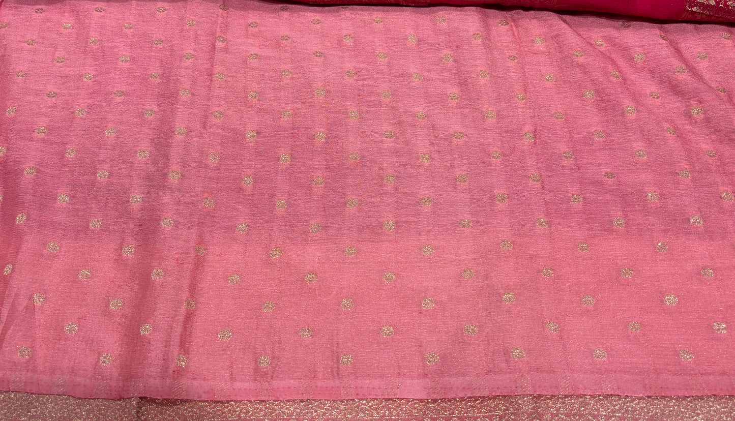 Chiffon georgette saree