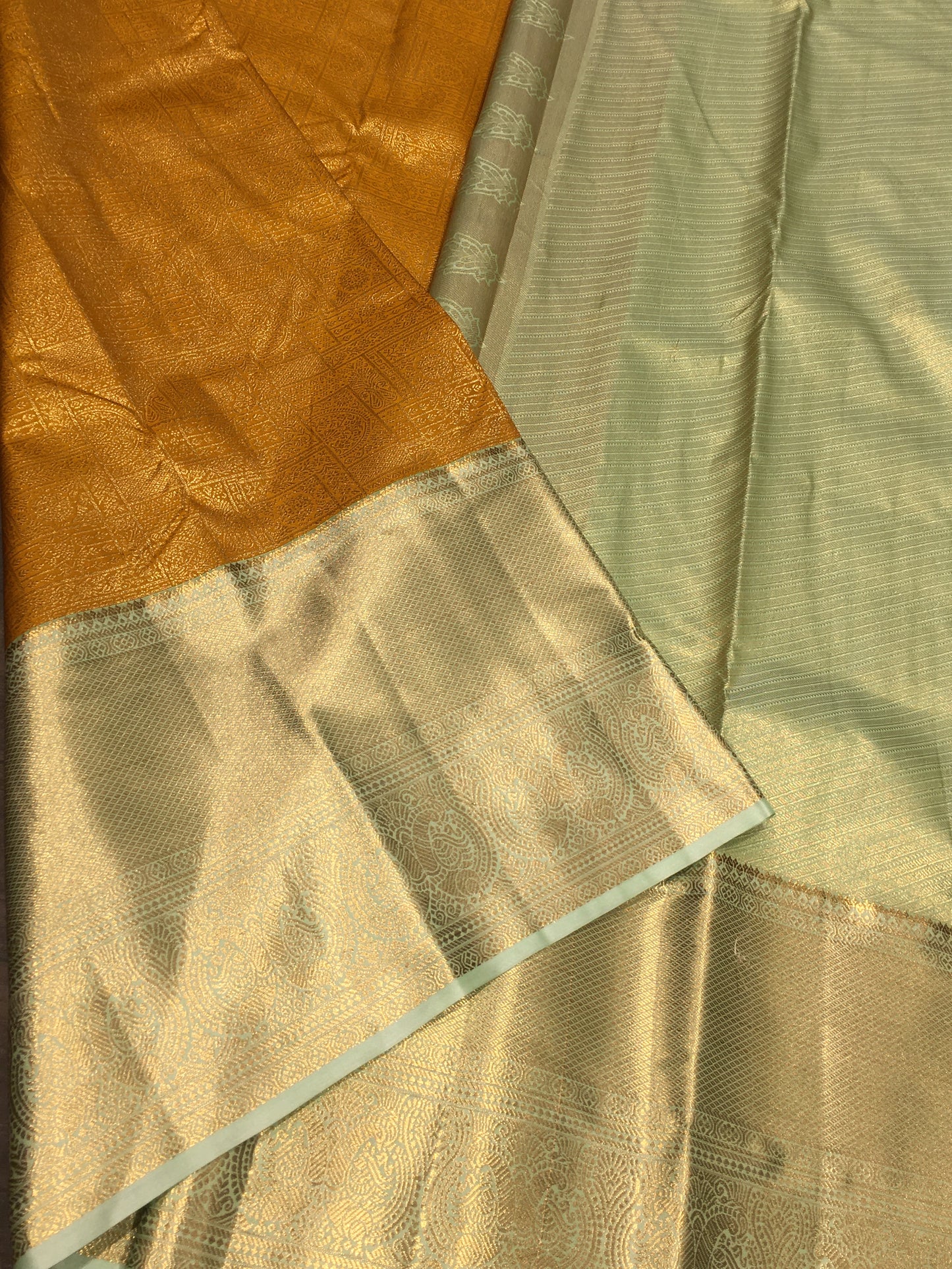 Semi Kanchipuram silk