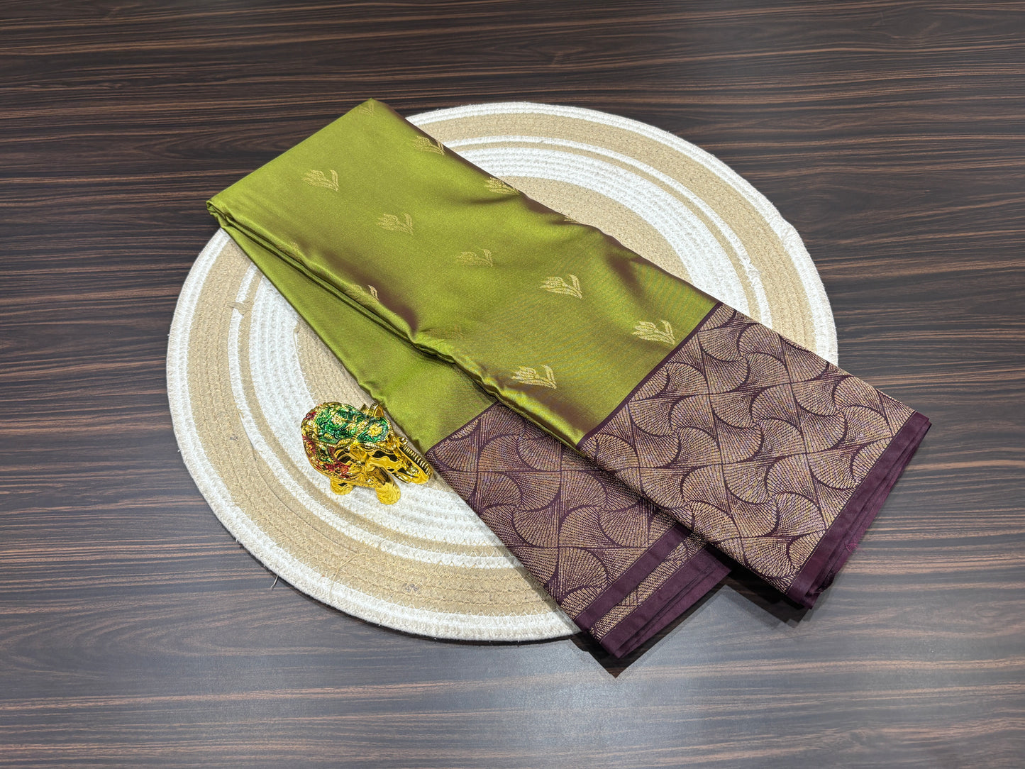 Semi Kanchipuram silk
