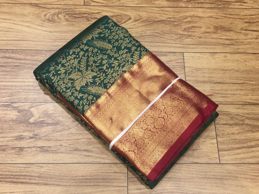 Semi Kanchipuram brocade