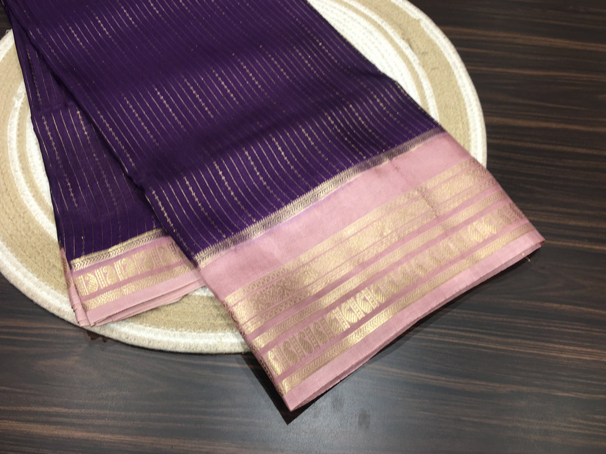 Semi Mysore Crape Silk