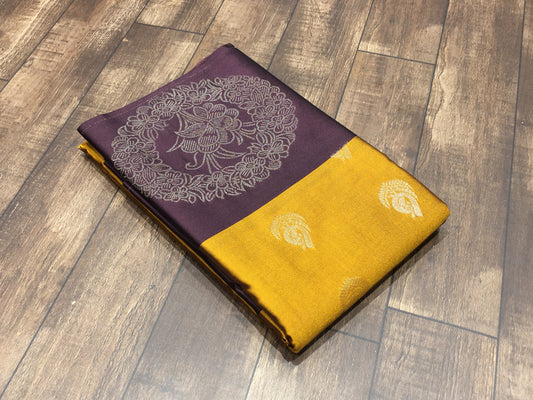 Semi Kanchipuram silk
