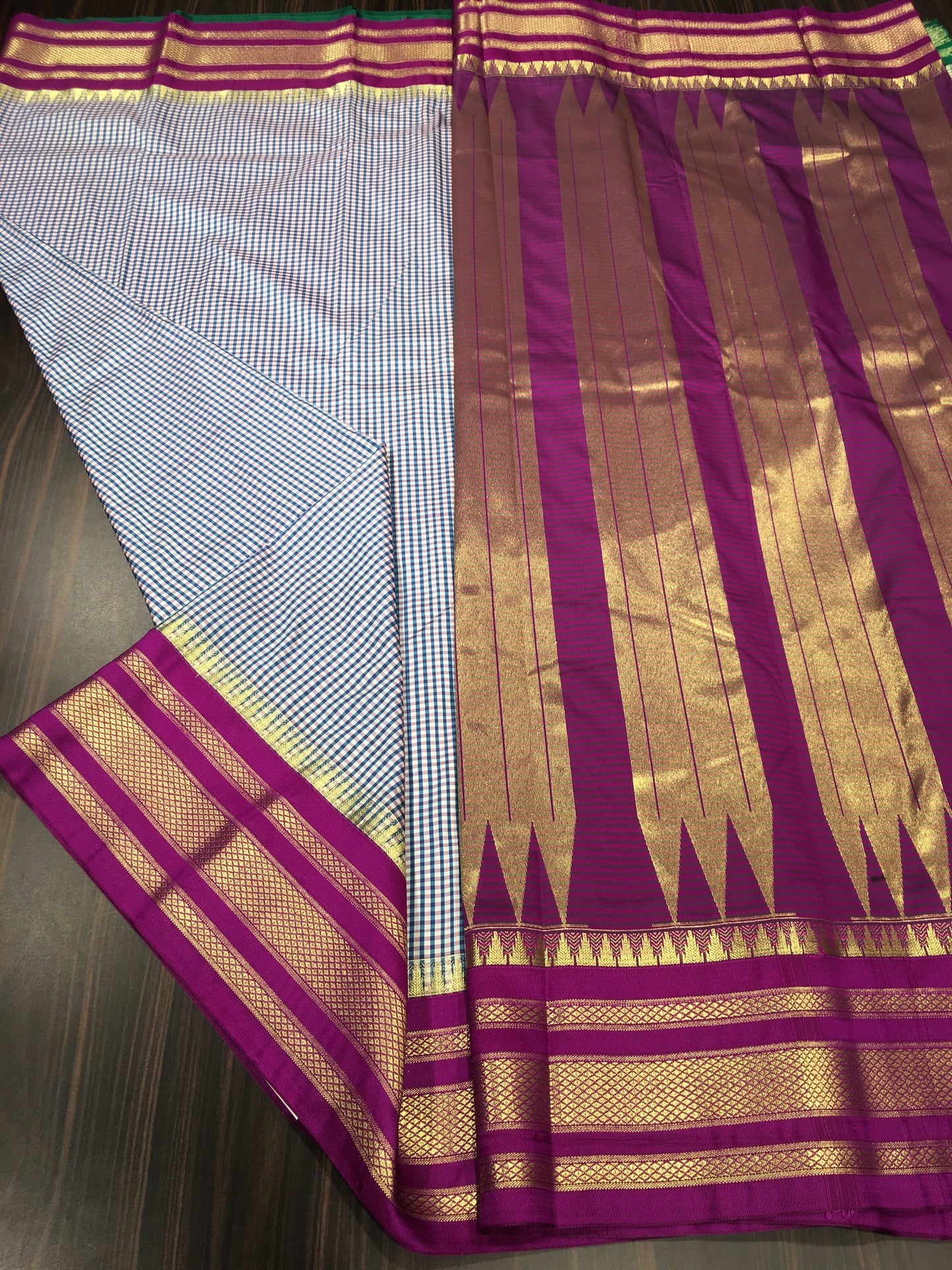 Semi Kanchipuram silk