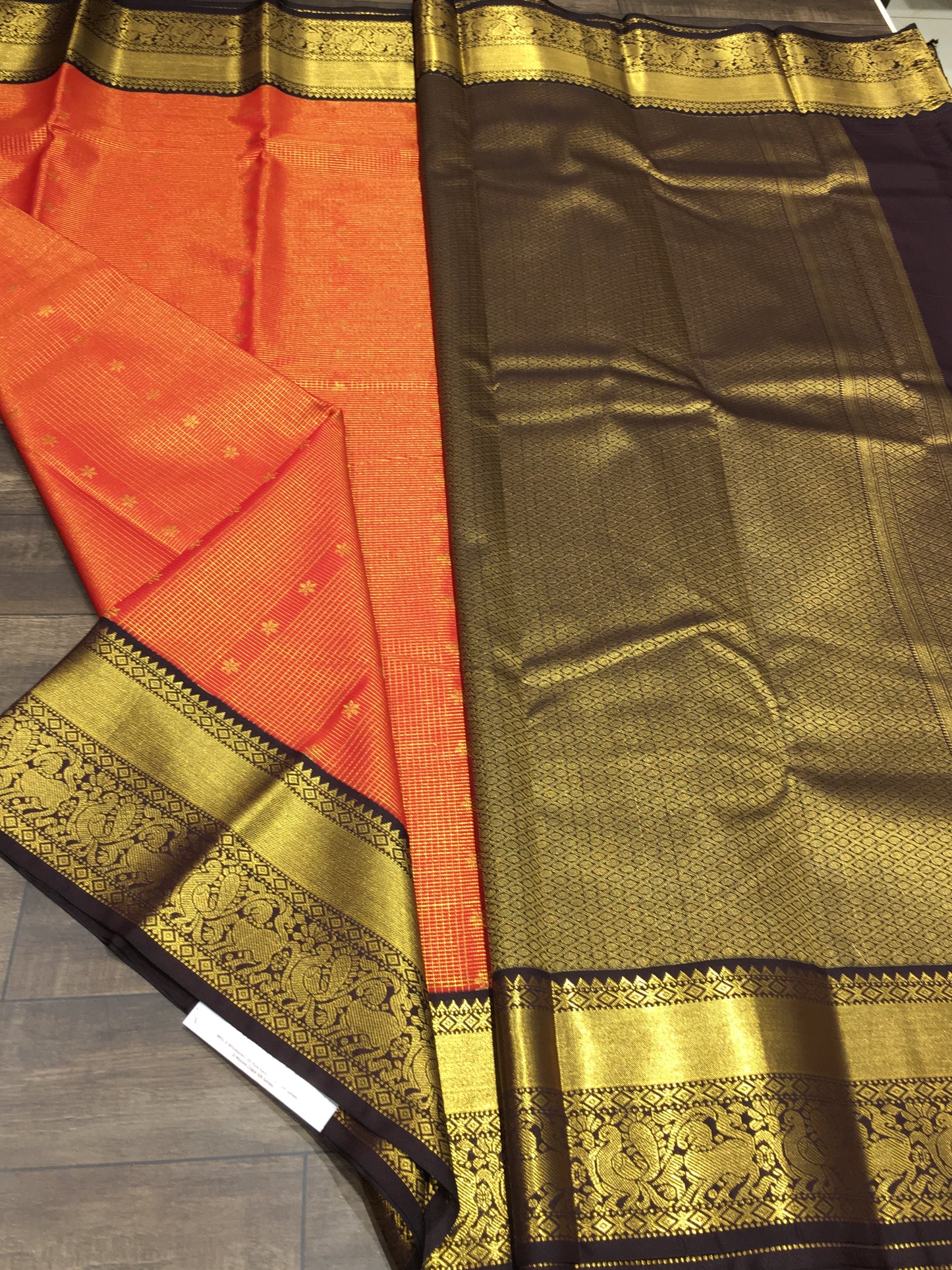 Semi Kanchipuram silk