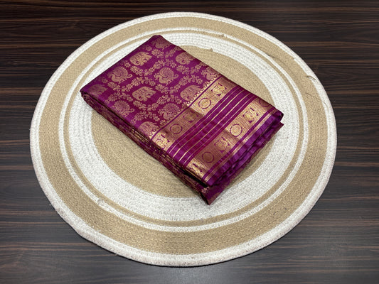 Semi Kanchipuram silk