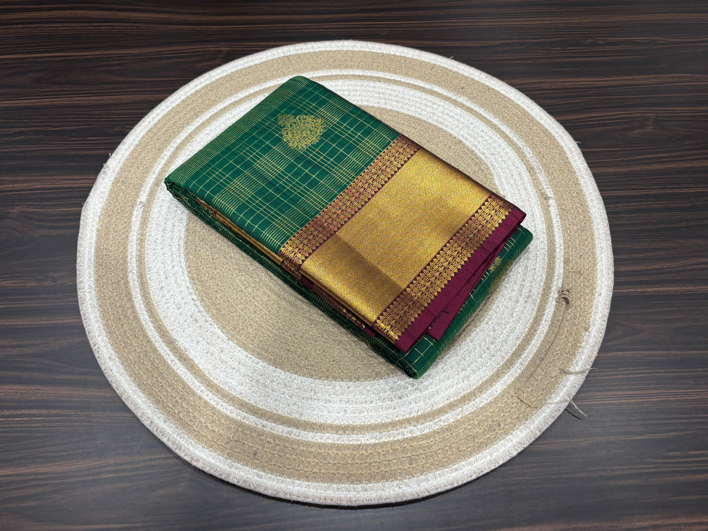 Semi Kanchipuram silk