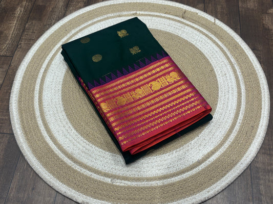 Semi Kanchipuram silk