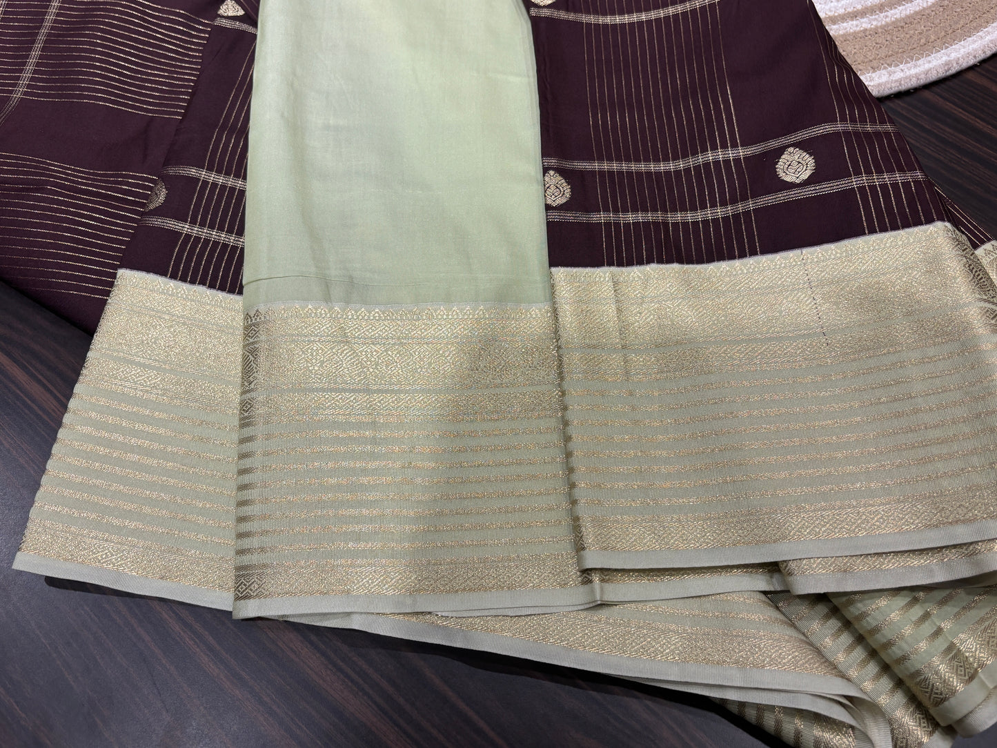 Semi Kanchipuram silk