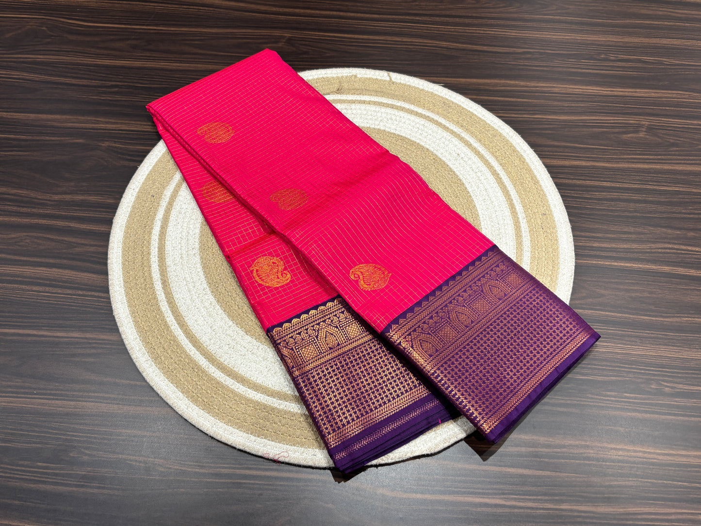 Semi Kanchipuram silk