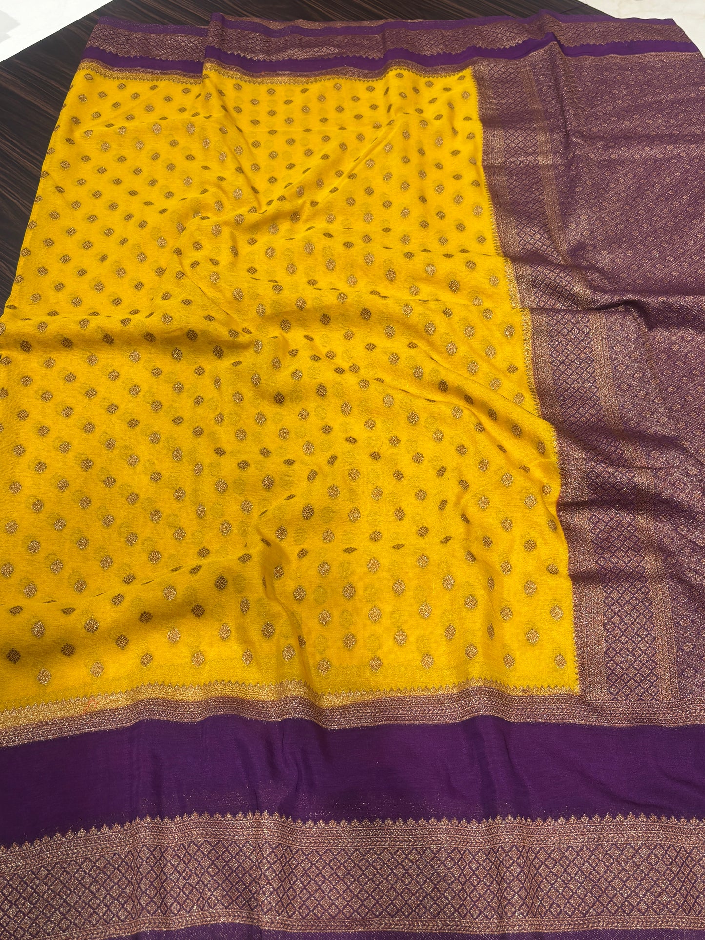 Chiffon georgette saree