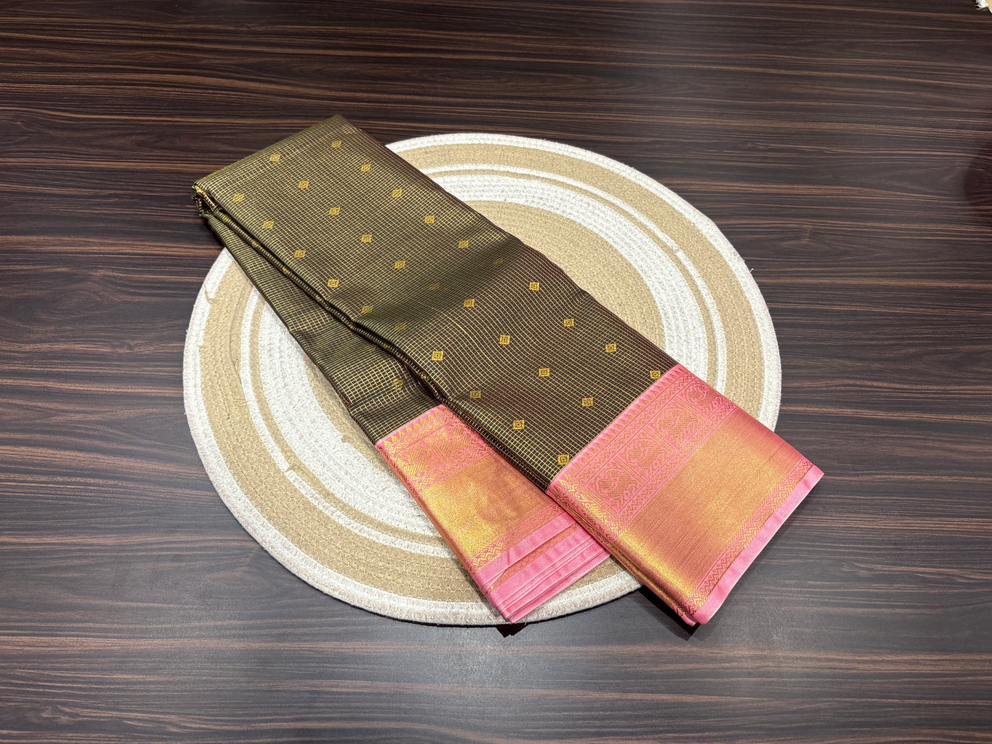 Semi Kanchipuram silk