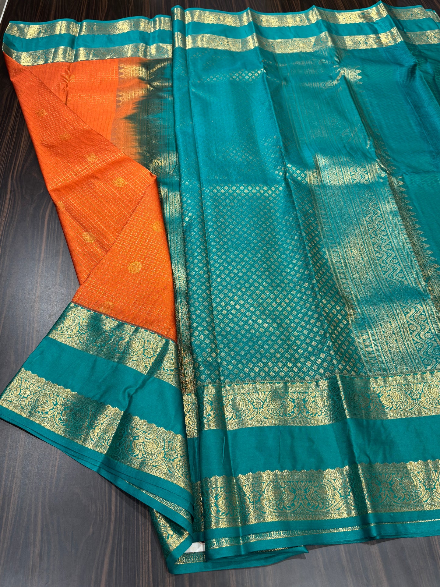 Semi Kanchipuram silk