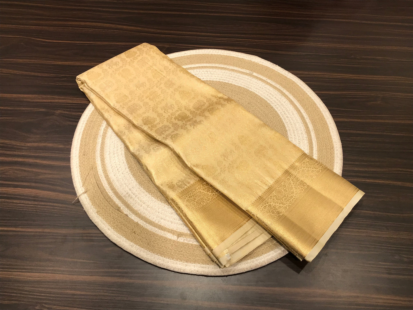 Semi Kanchipuram silk