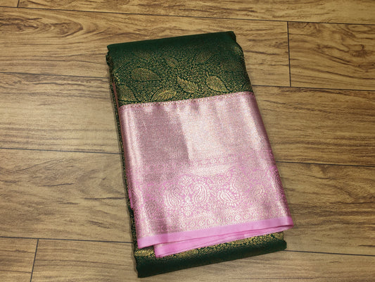 Semi Kanchipuram brocade